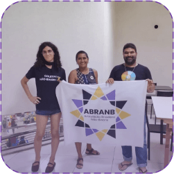Coletive Não-Binárie unido com a ABRANB