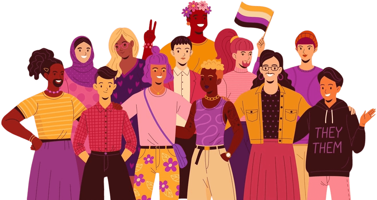 População não-binária unida!